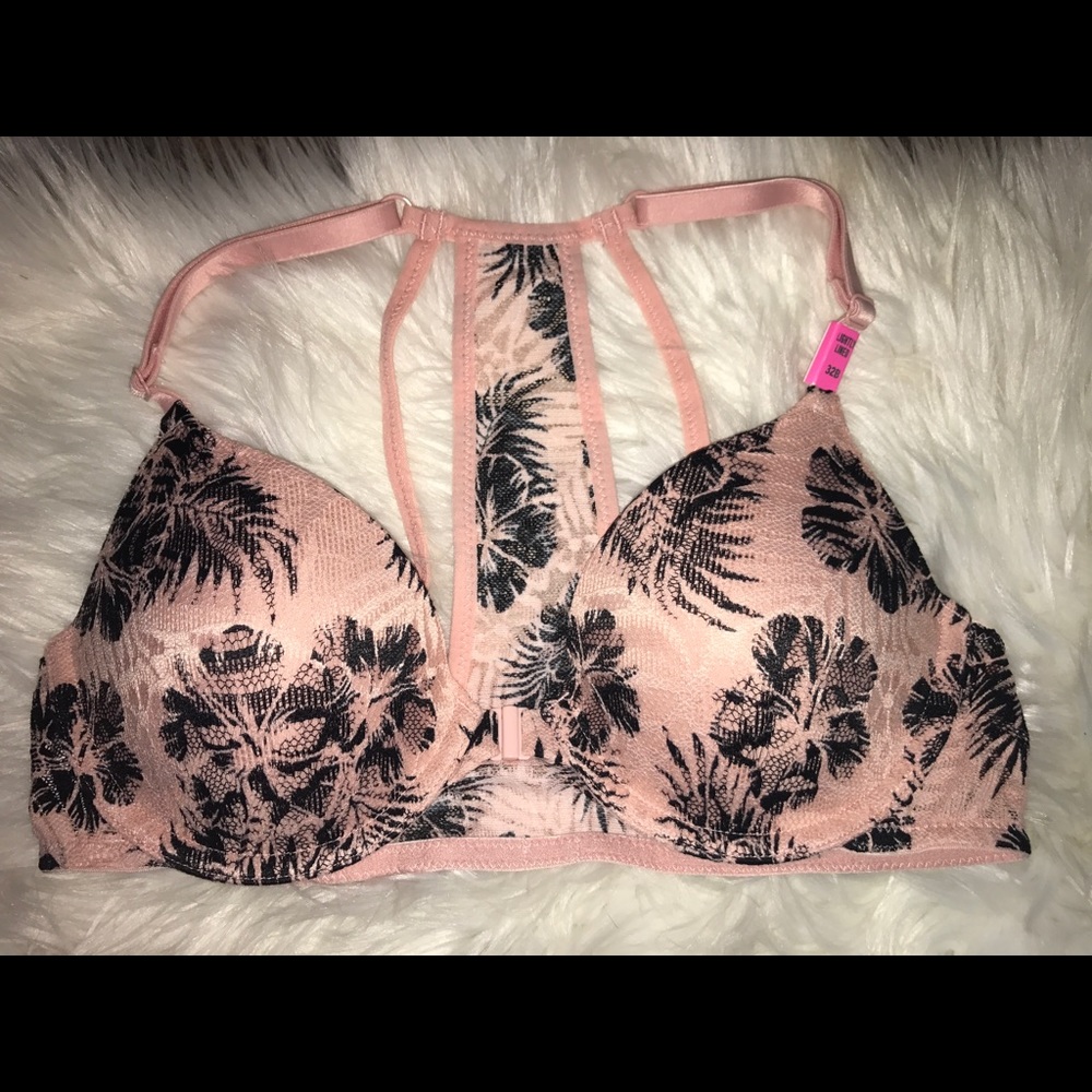 Pink Victoria's Secret lightly lined bra